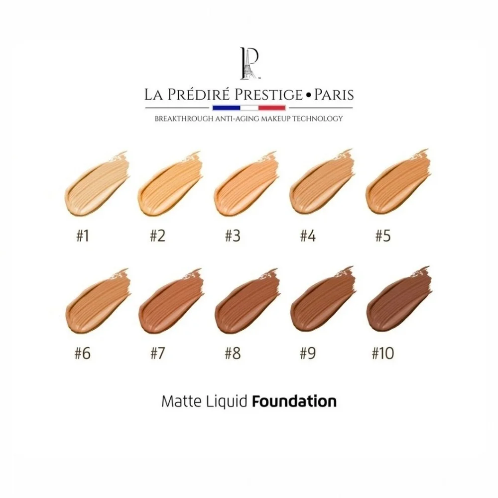 La Predire Prestige Paris La belle Flawless Matte Foundation Shade 1 MSRP 160.00
